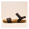 Image de El Naturalista pour homme. 257901101005_001 Sandales en cuir N5790 Balance noir (39), Plat, 1 à 3 cm, Velcro, Casuel