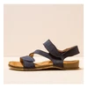 Image de El Naturalista pour femme. 2581011NF005_0B0 Sandales en cuir N5810 Panglao marine (36), Bleu, Plat, 1 à 3 cm, Boucle, Casuel