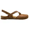 Image de El Naturalista Femme Sandale à lanières PANGLAO, Dame Sandales,Sandale,Chaussure d'été,Sandale d'été,Confortable,Plate,Marron (Wood /),38 EU / 5 UK