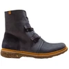 Image de El Naturalista pour femme. 254701NF0005_0B0 N5470 Bottines en cuir Angkor navy (36), Plat, Lacets, Casuel, Marine