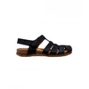 Image de El Naturalista unisex. 258621101005_001 Sandales en cuir N5862 Tabernas noir (36), Plat, Velcro, Casuel