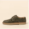 Image de El Naturalista pour homme. 2595211FE005_0G3 N5952 Silk Suede green leather shoes (41), Cuir, Plat, 1 à 3 cm, Lacets, Casuel, Vert