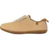 Image de El Naturalista pour homme. 2N2968ZZ0005_020 Baskets en cuir N296 Traveller beige (40), Plat, Lacets, Casuel