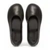 Image de El Naturalista pour femme. 258201101005_001 N5820 Essence - Ballerines en cuir noir noir (38), Plat, Aucun, Casuel