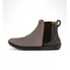 Image de El Naturalista pour femme. 25310PET0005_001 Bottines en cuir gris Pleasant-Wulf (39), Plat, Aucun, Classique