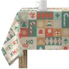 Image de MANTEL RESINADO ANTIMANCHAS MODELO MERRY CHRISTMAS 74