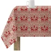 Image de BELUM Nappe de Noël | Nappe Anti-Taches Table Rectangulaire Résiné | Nappe Résinée (Tacte plastifié) | Nappe de Table | Nappe de Table Maison (250 x 140 cm)