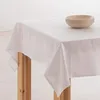 Image de Belum - Nappe Anti-Taches en Lin 100% - Nappe rectangulaire en résine - Nappe Hydrofuge de qualité en Plusieurs Dimensions - Nappe en Lin pour l'intérieur et l'extérieur (Blanc, 200 x 150)