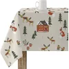Image de BELUM Nappe de Noël | Nappe Anti-Taches Table rectangulaire résinée | Nappe en résine (Acte plastifié) | Nappe de Table | Nappe de Table Maison (300 x 140 cm)