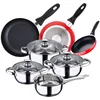 Image de 7 pièces San Ignacio en acier inoxydable + 3 pans jeu 16/20/24 cm San Ignacio