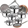 Image de San Ignacio Cassel Batterie de cuisine 12 pièces et 3 poêles à frire Optimum plus