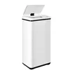 Image de Poubelle intelligente sans pieds avec ouverture automatique ou contact manuel, 60 l, hauteur : 79,5 cm (x35,5 x 26), blanc.