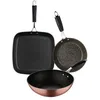 Image de Set de poêle grill 28 x 28 cm + Wok Ø28 cm + poêle Ø20 x 4,5 cm en aluminium forgé avec revêtement antiadhésif ILAG Cooper Bergner