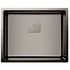 Image de Teka FlexLinea RS15 50.40 - Évier 1 cuve avec triple possibilité d'installation, encastré (top), à encastrer ou sous le plan de travail, finition premium SoftTexture, couleur titane