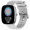 Image de Cool Border Montre Connectée en Silicone Gris pour Appels Santé Sport Gris Mediano, Gris, Mediano