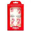 Image de dekora - Decoration Cupcake Comestible | Decoration Gateau Comestible avec la Forme des Licornes, Nuages et Coeurs - Pack de 8 Figurines comestibles, Taille Unique, Blanc
