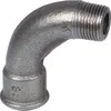 Image de 1 - coude 90° MF, grand rayon noir