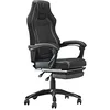 Image de WOXTER STININGER STININGER RX Noir - Chaise de jeux (Essieu en acier, Rising), repose-pieds extensible, accoudoirs ergonomiques, inclinaison jusqu'à 170º, roues silencieuses anti-idiotes