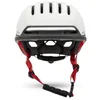 Image de smartGyro Smart Helmet - Casque Intelligent avec Feu Stop Automatique, Taille L, EPS + PC, Batterie, Visière Avant, LED Avant et Arrière, Couleur Blanche