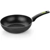 Image de Monix Green | Poêle profonde 28 cm, aluminium forgé, manche en bakélite résistante à la chaleur, tous feux dont induction