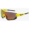 Image de ELTIN Lunettes de cyclisme Oversize Jaune et noir