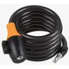 Image de ELTIN Câble antivol pour vélo   Câble antivol Master avec clé réversible de sécurité | Chaîne de vélo flexible avec support de vélo | Noir/jaune | E7516