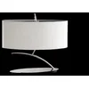Image de Mantra éclairage. Modèle EVE. Lampe de bureau fabriquée en métal et tissu finition couleur chrome