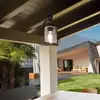 Image de Mantra Iluminación Suspension d'extérieur Maya en gris foncé IP65, 150 cm