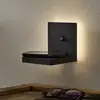 Image de Mantra Iluminación Applique murale LED Zanzibar avec station de recharge, noir