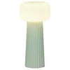 Image de Mantra Iluminación. Modèle FARO Lampe de table fabriquée en verre finition blanche