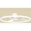 Image de Mantra Iluminación Ventilateur de plafond LED intelligent Nepal, blanc, courant continu, silencieux