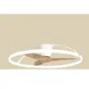 Image de Mantra Iluminación Ventilateur de plafond LED intelligent Nepal, blanc/hêtre, courant continu,