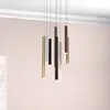 Image de Mantra Iluminación Suspension LED Cala, 8 lampes, ronde, aluminium, fer