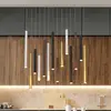 Image de Mantra Iluminación Suspension LED Cala, 14 flammes, longue, aluminium, fer