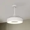 Image de Mantra Iluminación Ventilateur de plafond LED Coin Mini blanc, à courant continu, silencieux, Ø 91
