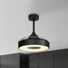 Image de Mantra Iluminación ventilateur de plafond LED Coin Mini noir DC silencieux Ø 91 cm CCT