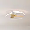 Image de Mantra Iluminación Ventilateur de plafond LED Ocean blanc/bois, courant continu, silencieux, Ø 78