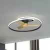 Image de Mantra Iluminación Ventilateur de plafond LED Ocean noir/bois, courant continu, silencieux, Ø 78