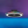 Image de Mantra Iluminación Ventilateur de plafond LED pour gamers, noir, à courant continu, silencieux, Ø