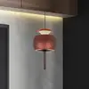 Image de Mantra Iluminación Suspension LED Roller, café, hauteur réglable, barre de traction