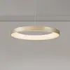 Image de Mantra Iluminación Suspension LED intelligente Niseko II, Ø 50 cm, couleur or, CCT