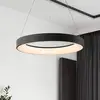 Image de Mantra Iluminación Suspension LED Niseko II, télécommande, Ø 38 cm, noir