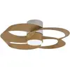 Image de Mantra Iluminación Ventilateur de plafond LED Rose bois, moteur à courant continu, silencieux, Ø