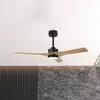 Image de Mantra Iluminación Ventilateur de plafond LED en bois thaïlandais, moteur à courant continu,