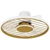 Image de Mantra Iluminación ventilateur de plafond LED Soho bois moteur DC silencieux Ø 66 cm CCT