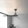 Image de Mantra Iluminación Ventilateur de plafond LED Brisa noir/bois DC silencieux 175 cm CCT