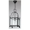 Image de Mi Ampoule   Lanterne Forge monastère 1 x E27 43 x 18 noir