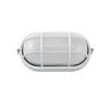 Image de Aplique Ext. Oval Aluminio Apus Peq. 1xe27 Blanco 9x21x10,5 Cm Ip44