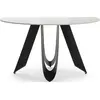 Image de CONCEPT1 Aila 135 x 135 x 76 cm céramique blanche AILA-T-135-BLANC