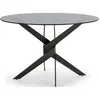 Image de CONCEPT1 Jenna 140 x 140 x 76 cm gris - pied gris JENNA-T-140-GRIS